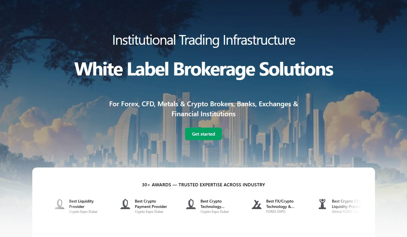 B2BROKER — Fintech · corporate website